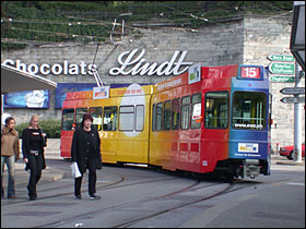 Reklamesporvogn i Z&uuml;rich